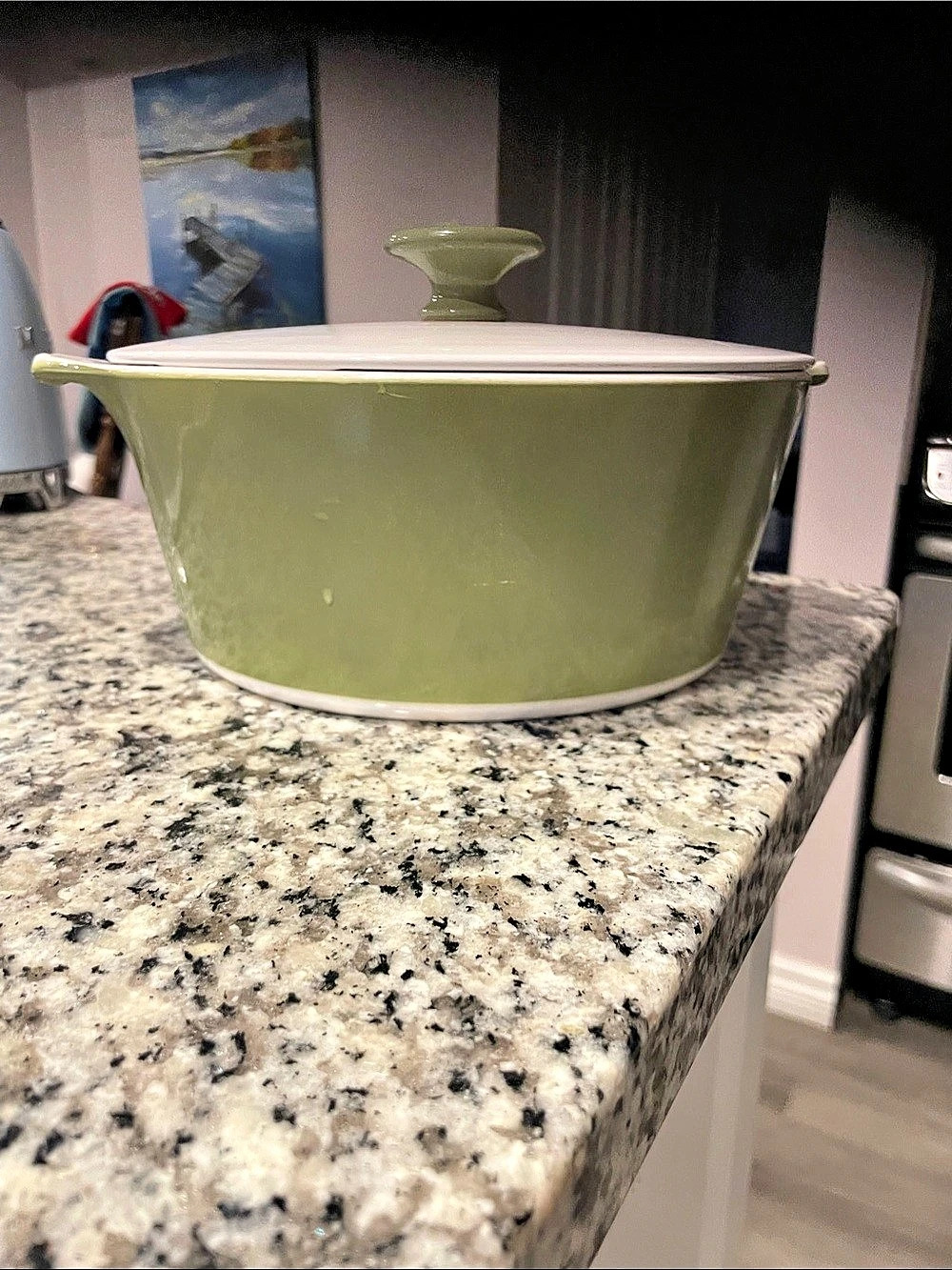 CorningWare Pyrex P-1/2-B Green Casserole Dish with Lid